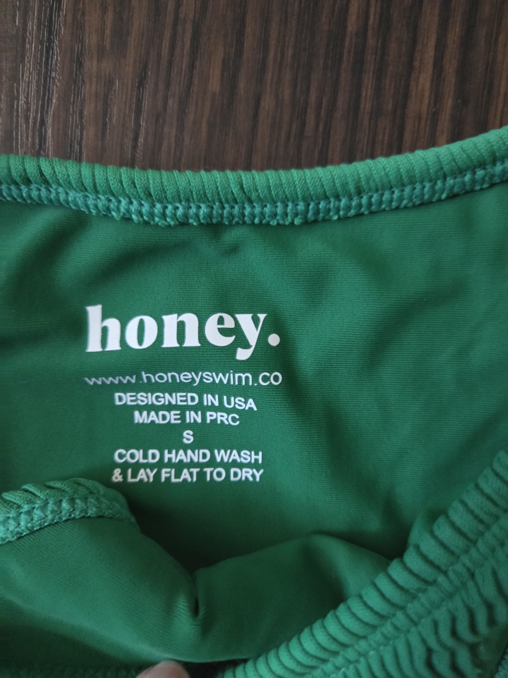 Honey Swim Kelly Green Luxe Bikini Set - Picture 5 of 8